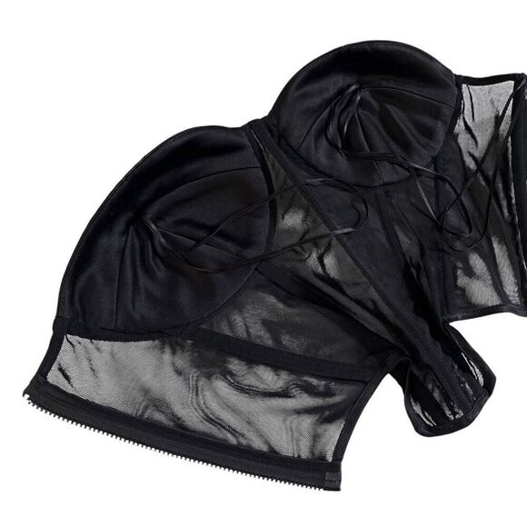 MARIANNA SENCHINA Crystal Cry Top in Black - Picture 11 of 12